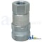A & I Products Flat Hydraulic Coupler Socket, Female, 1/2" NPT 6" x4" x1" A-FF-501-8FP-P - alternate 4